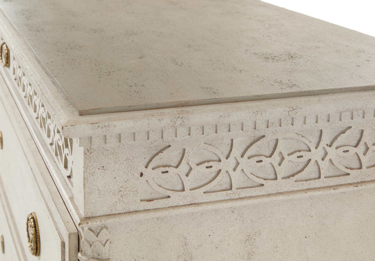 LARGE GUSTAVIAN 4-DRAWER COMMODE - Image 6