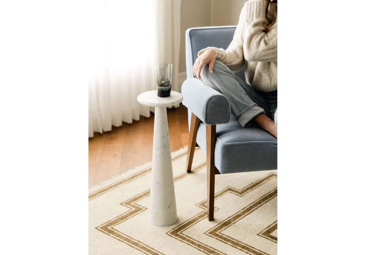 DOROTHY SPOT TABLE | Carrara White - Image 7