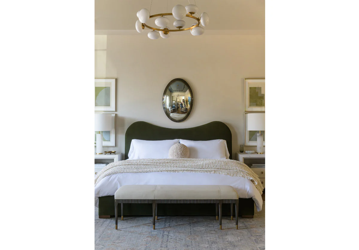 MARLO BED | Moss Velvet - Image 2