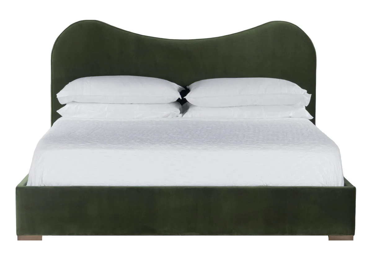 MARLO BED | Moss Velvet - Image 4