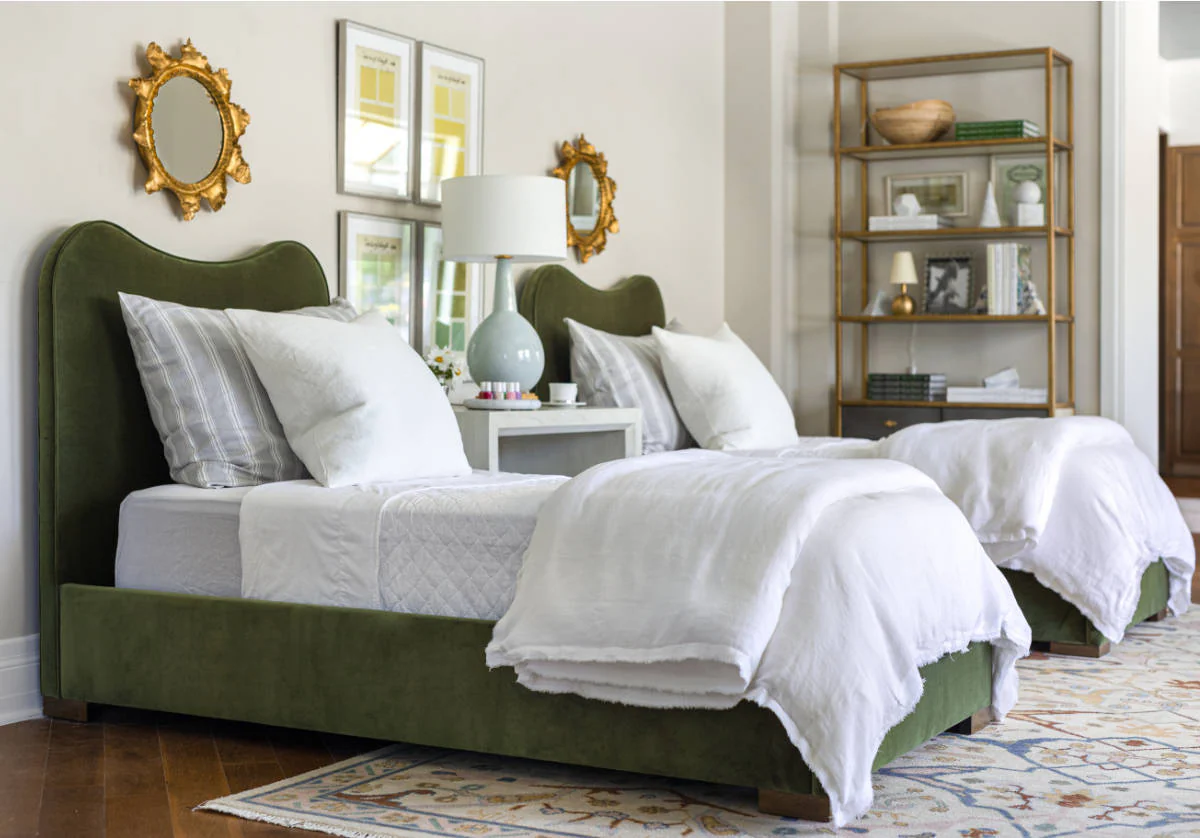 MARLO BED | Moss Velvet - Image 9
