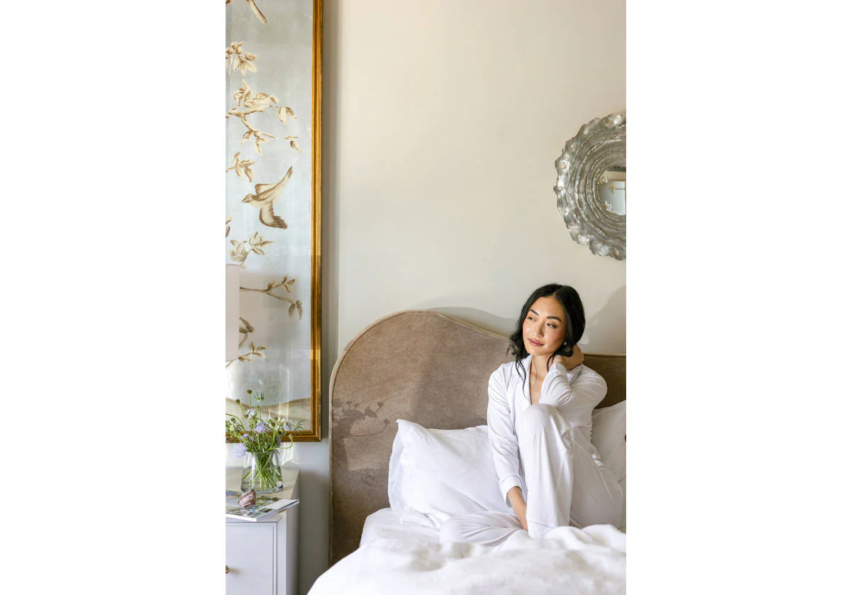 MARLO BED | Fawn Velvet - Image 14