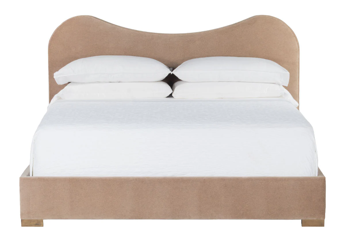 MARLO BED | Fawn Velvet - Image 3