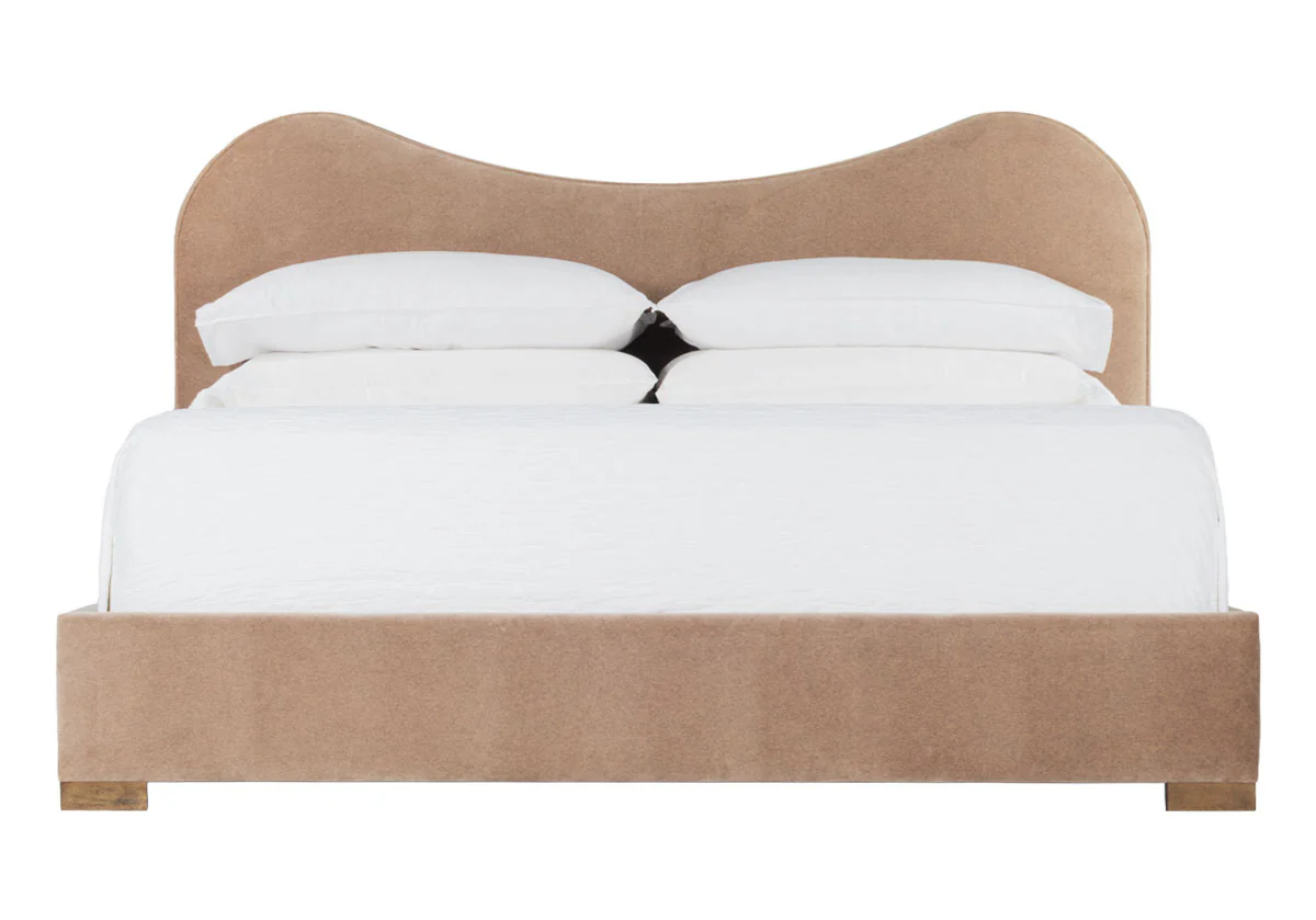 MARLO BED | Fawn Velvet - Image 4