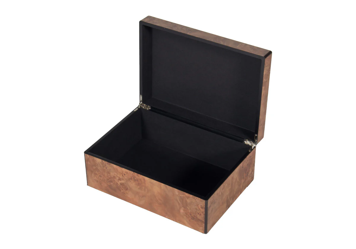 MATTE BURLED WOOD BOX - Image 7