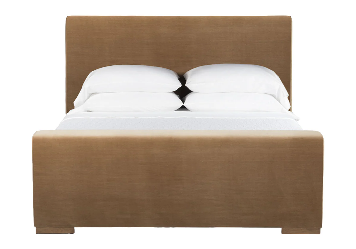 MONROE BED | King | Latte Velvet - Image 3