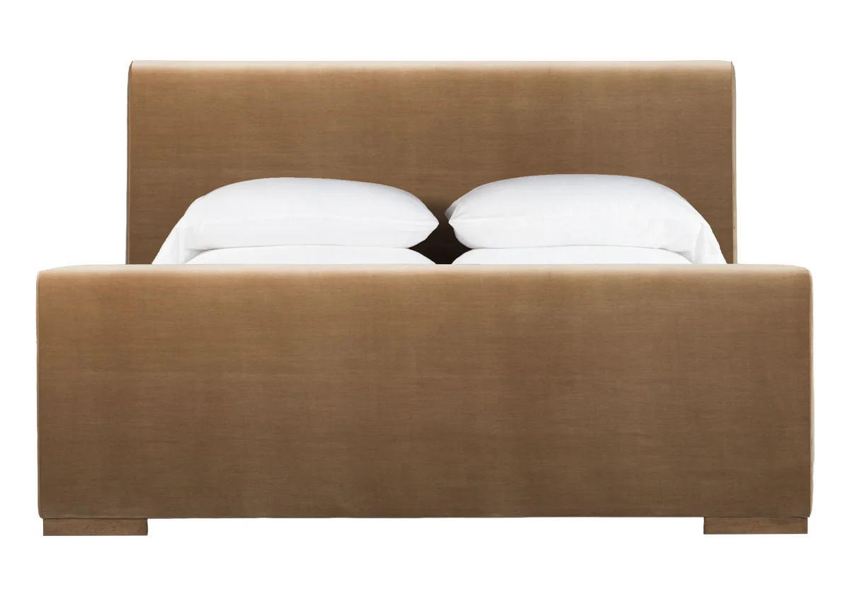 MONROE BED | King | Latte Velvet - Image 4