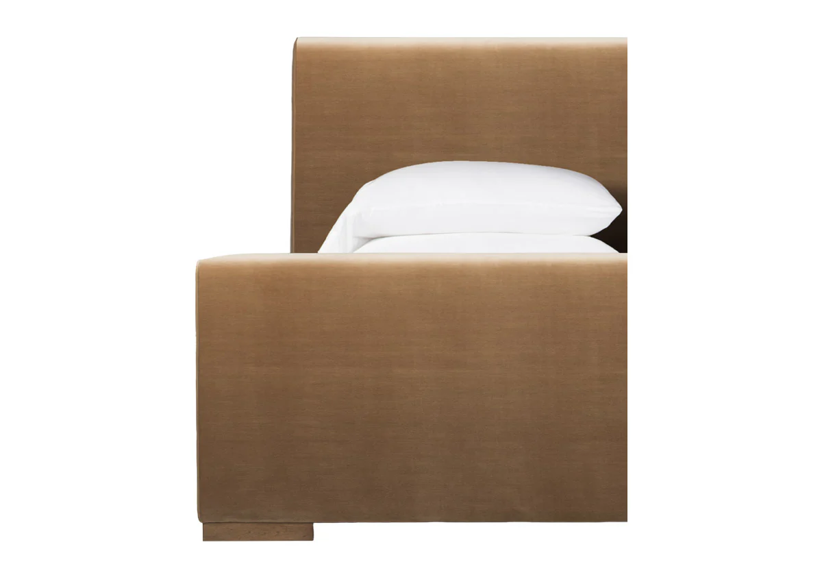 MONROE BED | King | Latte Velvet - Image 6