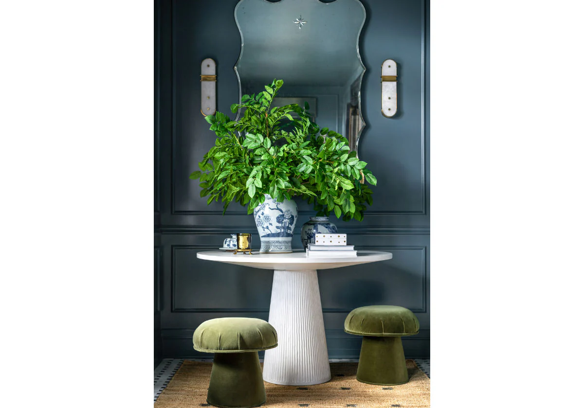 MUSHROOM OTTOMAN | Olive - Image 2