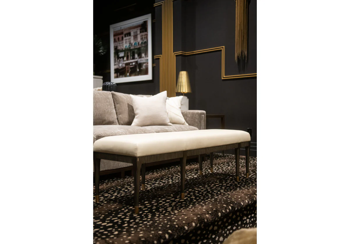 NINA LEATHER BENCH - Image 13