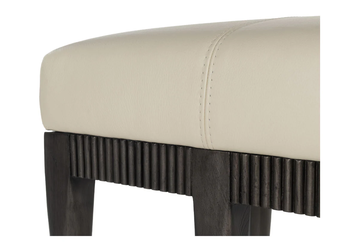 NINA LEATHER BENCH - Image 3