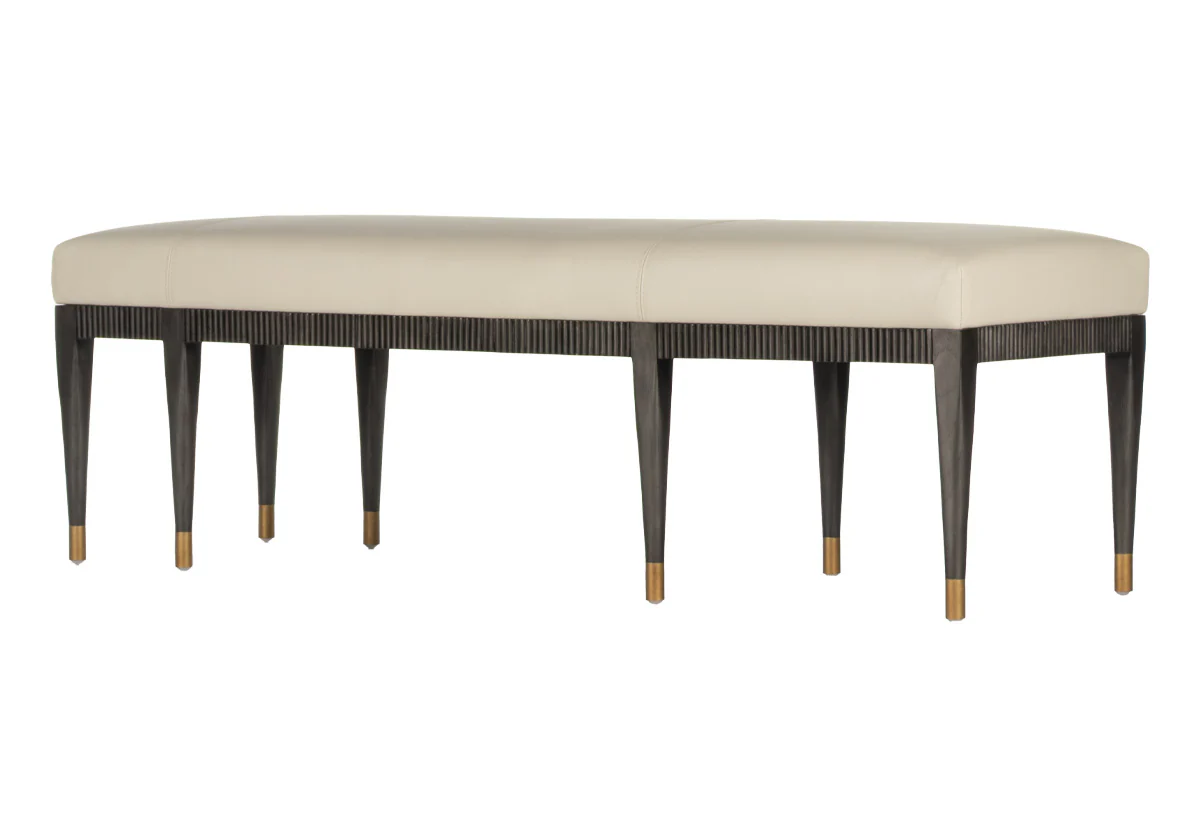 NINA LEATHER BENCH - Image 5
