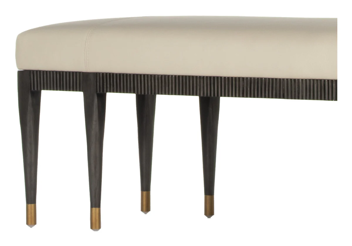 NINA LEATHER BENCH - Image 6