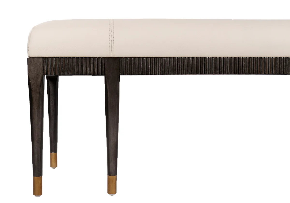 NINA LEATHER BENCH - Image 8