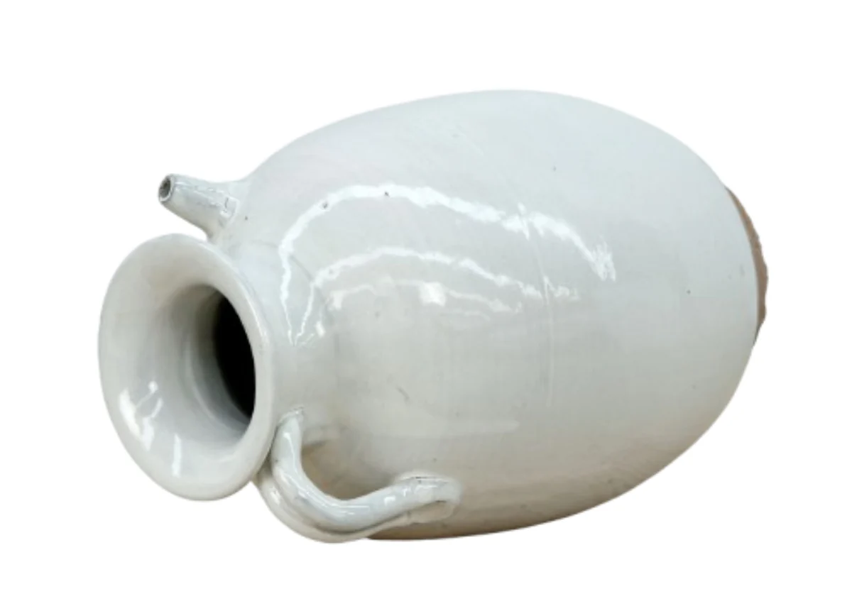 OFF WHITE CERAMIC PITCHER - Image 2