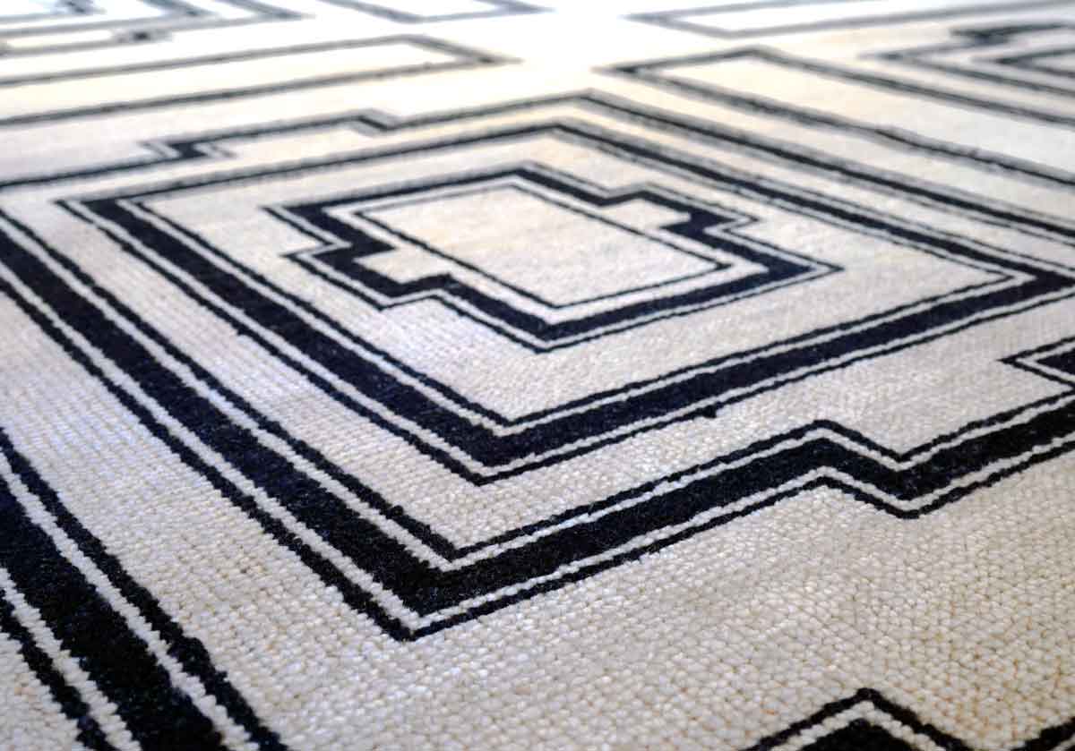 OLYMPIA KEY RUG | Navy - Image 6