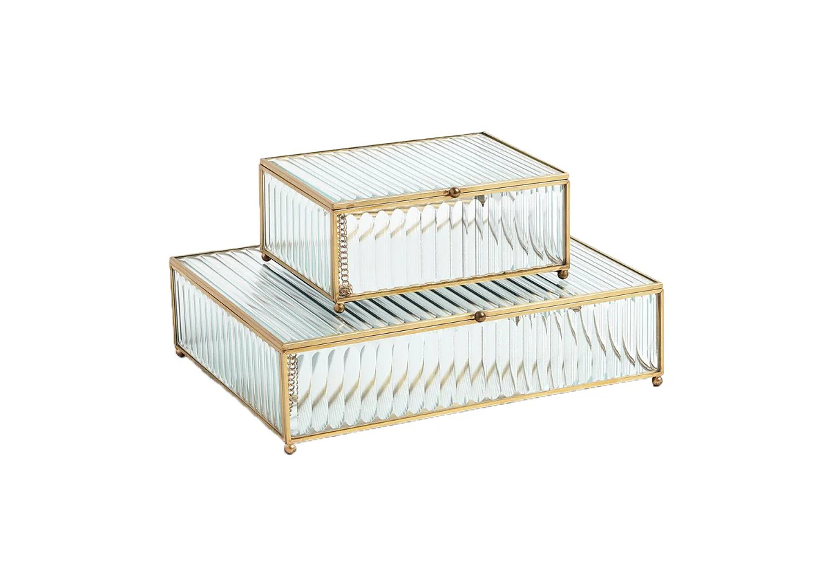 REEDED GLASS BOX - Image 3