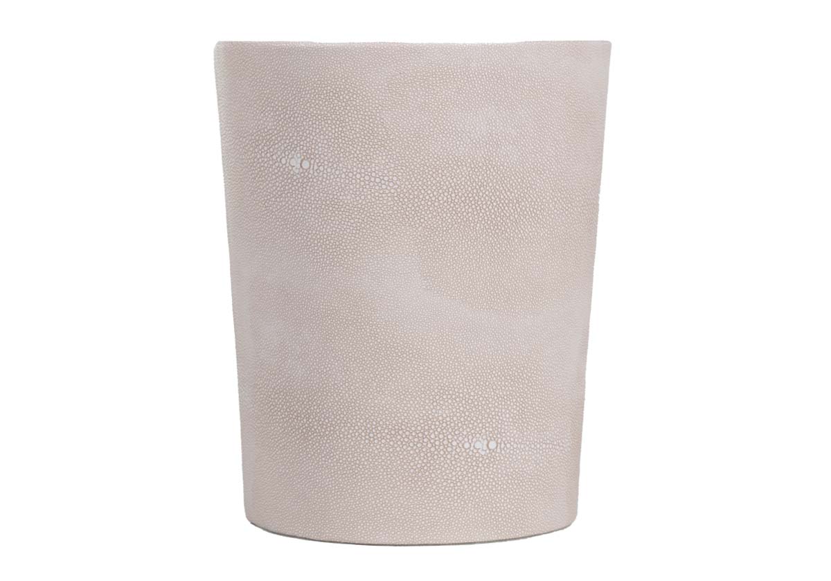 SHAGREEN WASTEBASKET | Taupe - Image 2