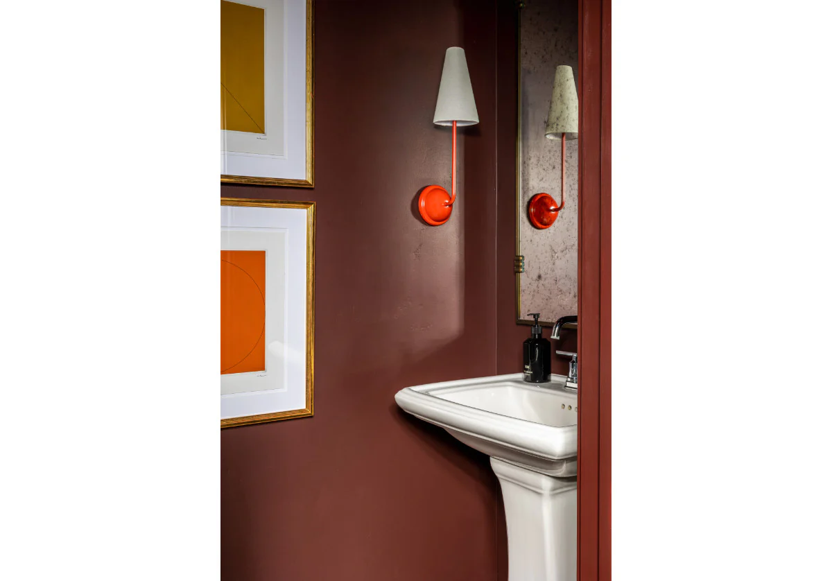 SINGLE MAUDE SCONCE | Red - Image 2