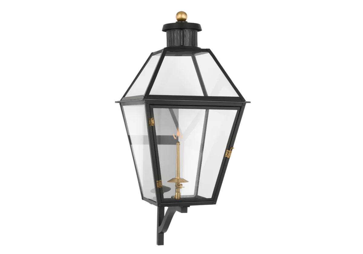 STRATFFORD XL BRACKETED GAS WALL LANTERN - Image 2