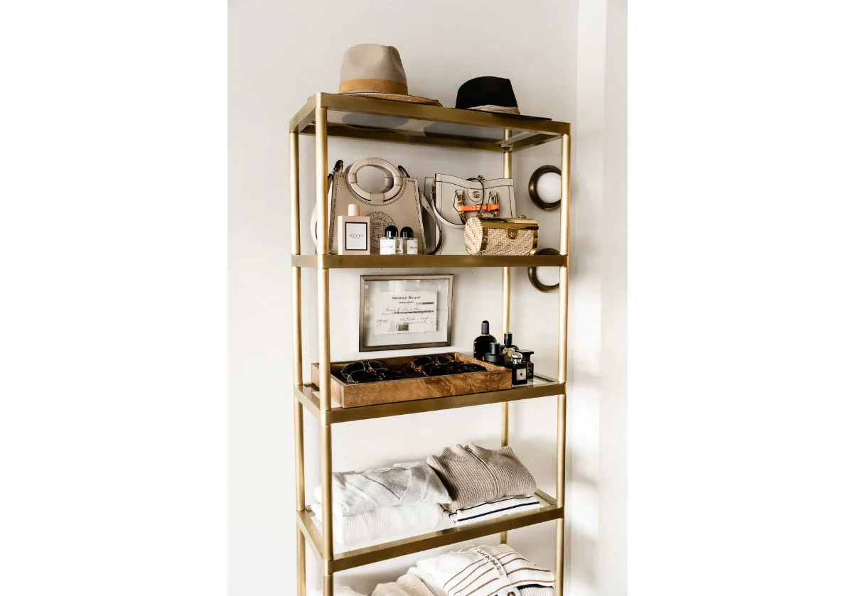 TALL BEATRICE BRASS ETAGERE - Image 10
