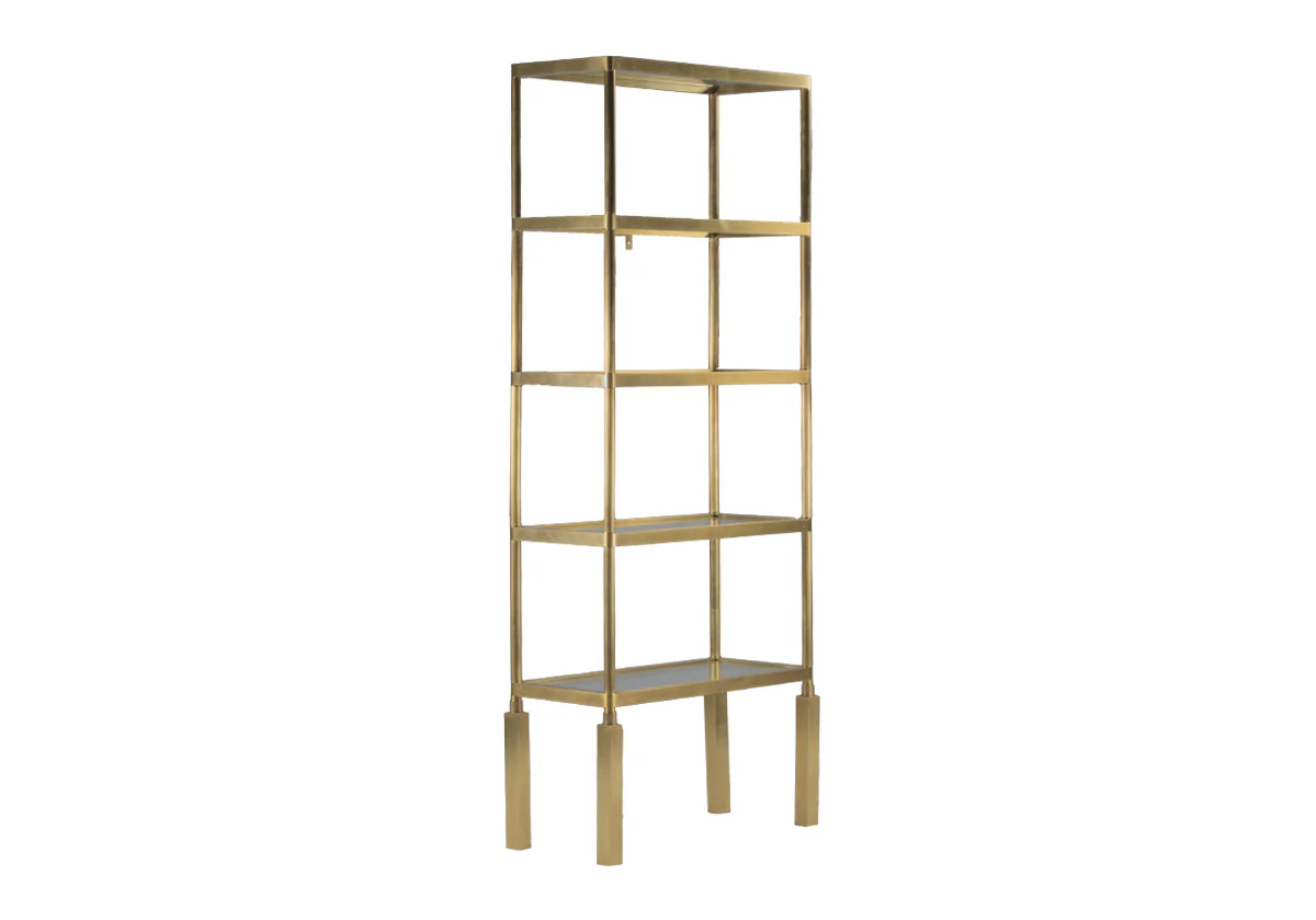 TALL BEATRICE BRASS ETAGERE - Image 4