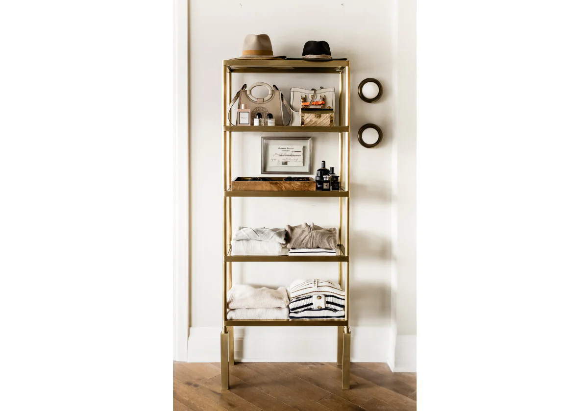 TALL BEATRICE BRASS ETAGERE - Image 7