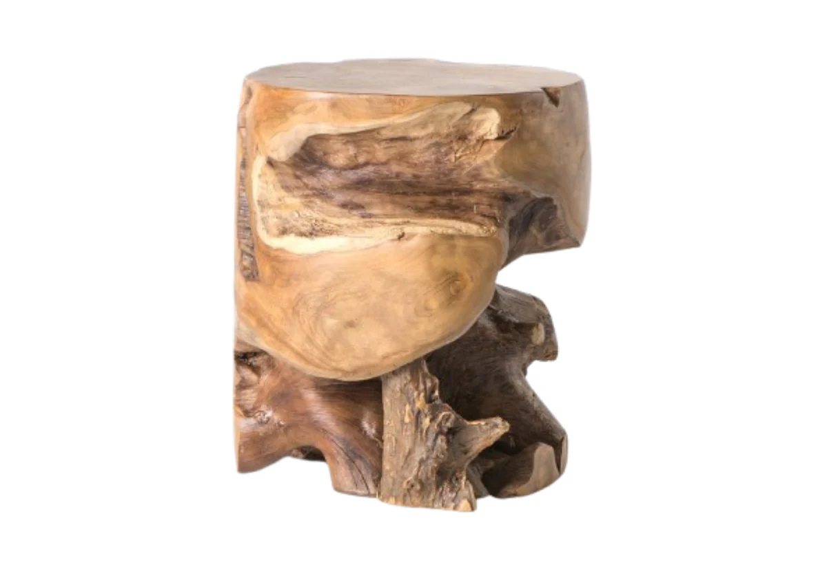 TEAK STOOL - Image 2