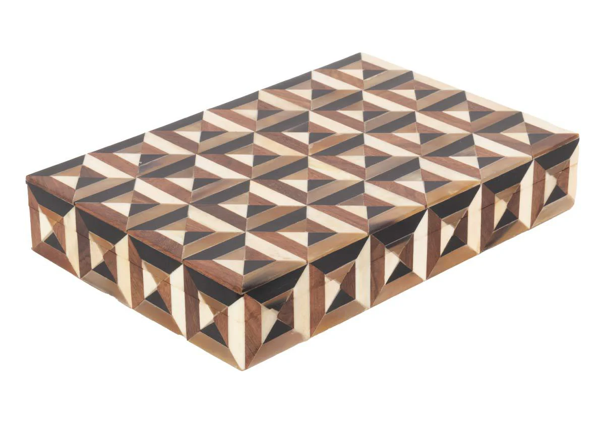 TRIANGLE MARQUETRY BOX - Image 4