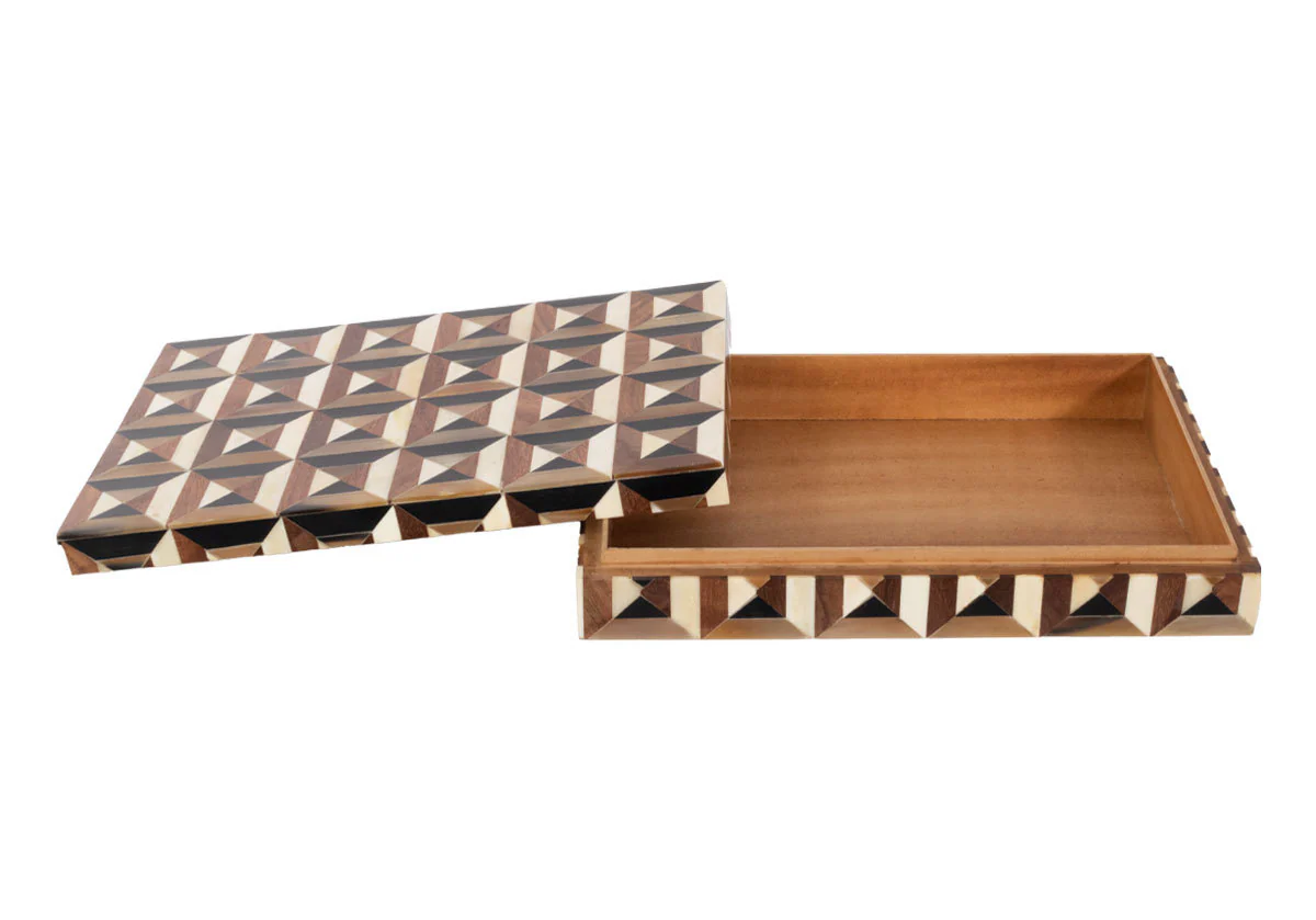 TRIANGLE MARQUETRY BOX - Image 6