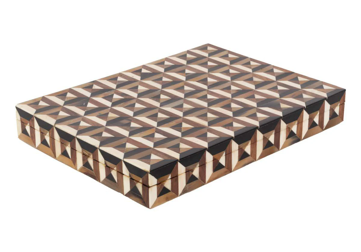 TRIANGLE MARQUETRY BOX - Image 9