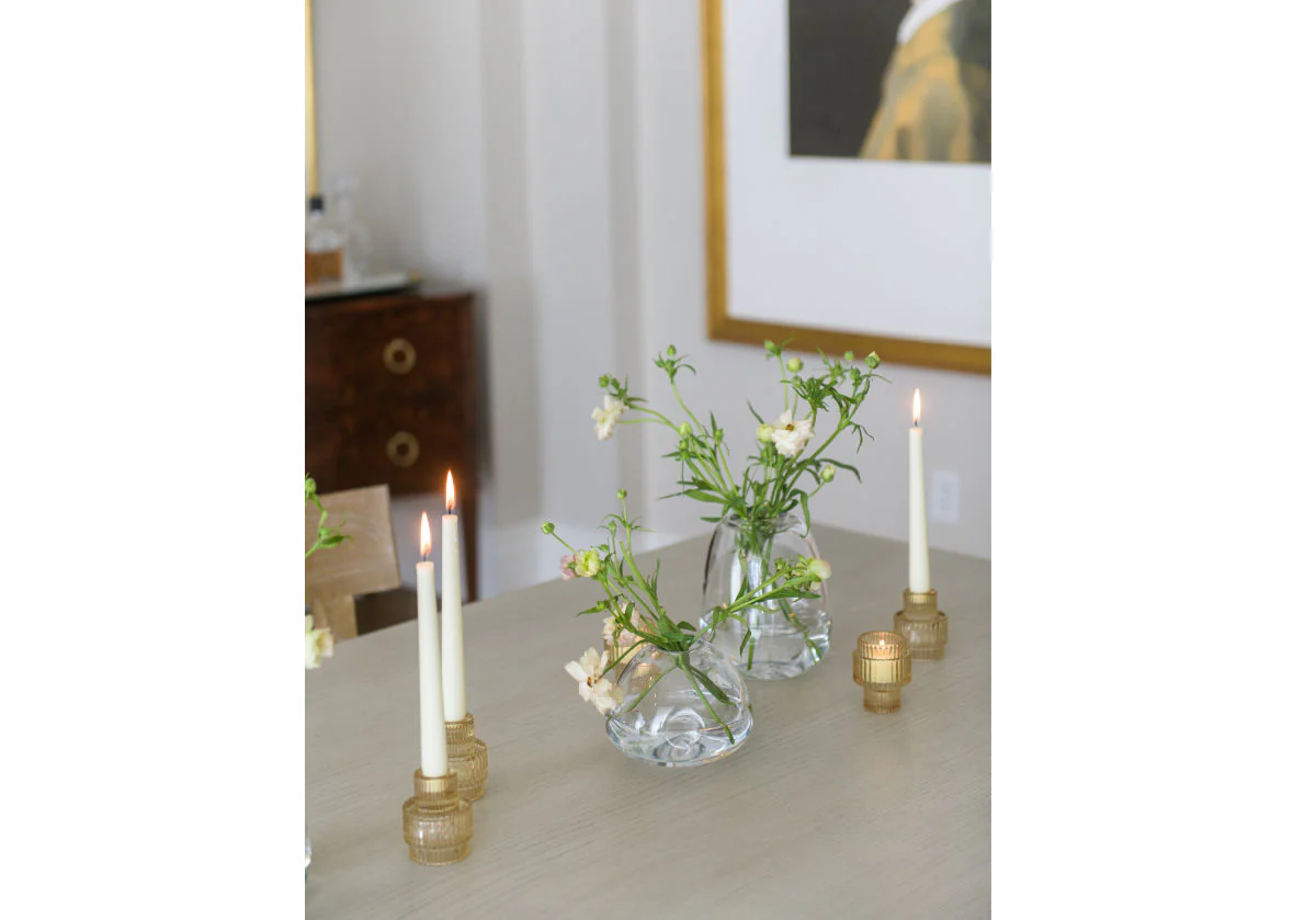VINTAGE RIBBED CANDLE HOLDER - Image 4