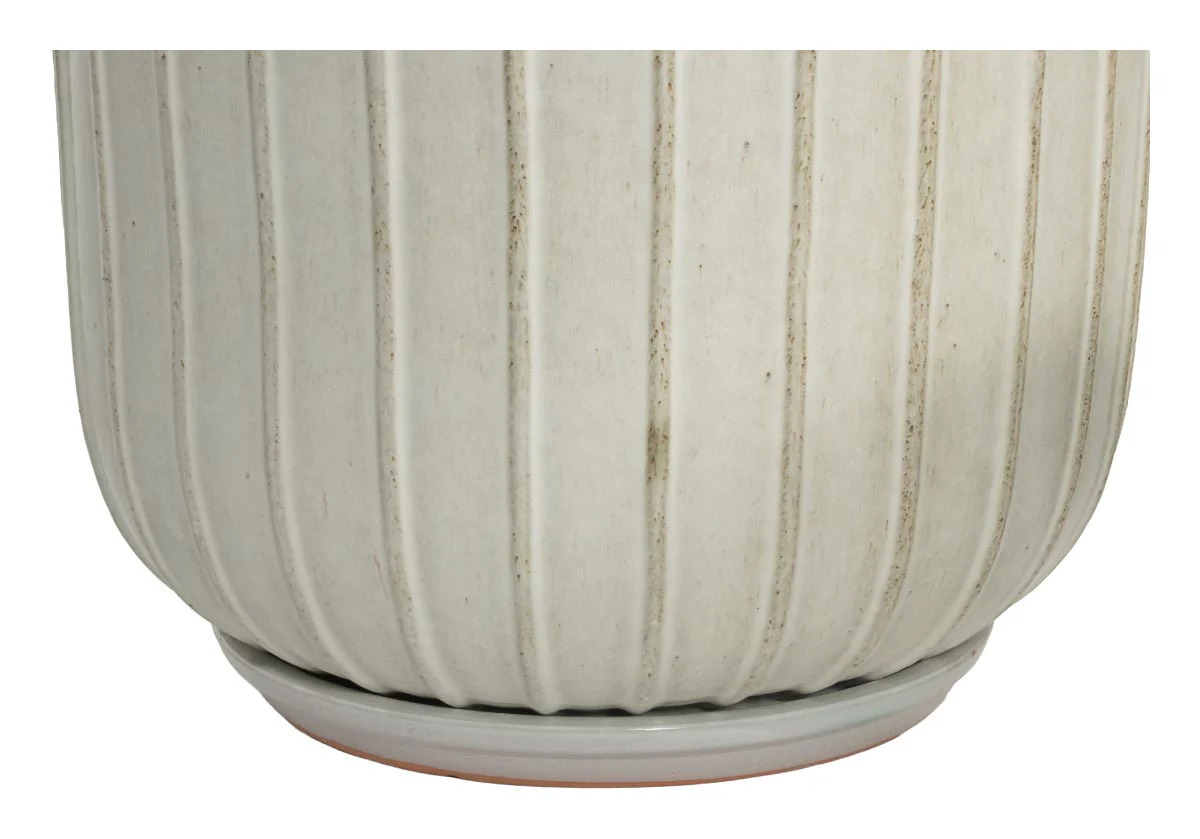 WHITE CERAMIC PLANTERS | Hand Glazed Vanilla Bean - Image 6