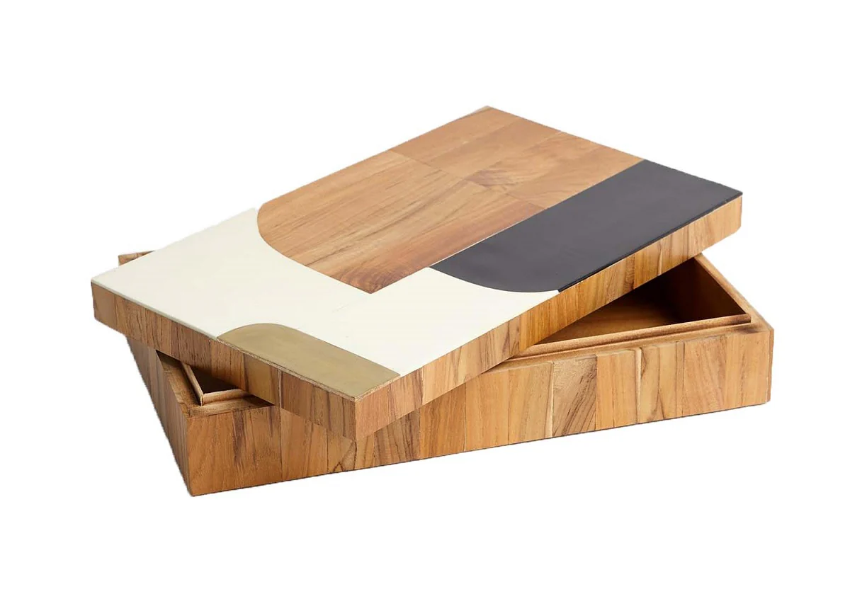 WOODEN INLAID BOX - Image 2