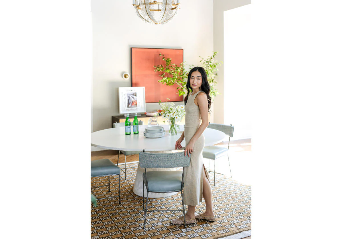 YVETTE CHAIR | Ocean Leather & Tweed - Image 10