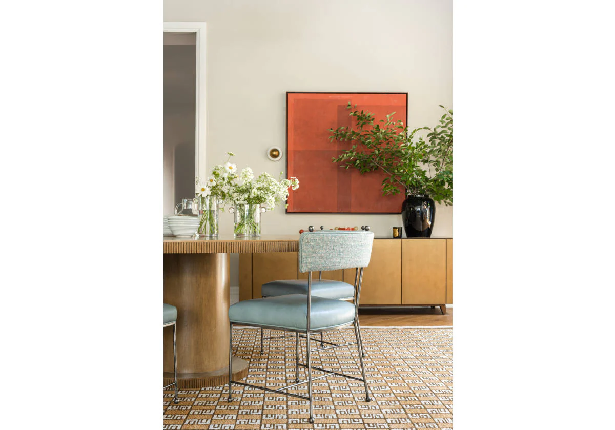 YVETTE CHAIR | Ocean Leather & Tweed - Image 12