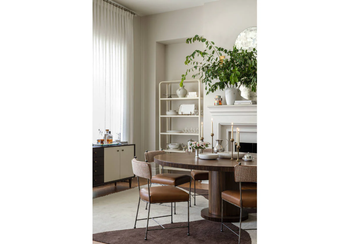 YVETTE CHAIR | Terra Leather & Tweed - Image 12