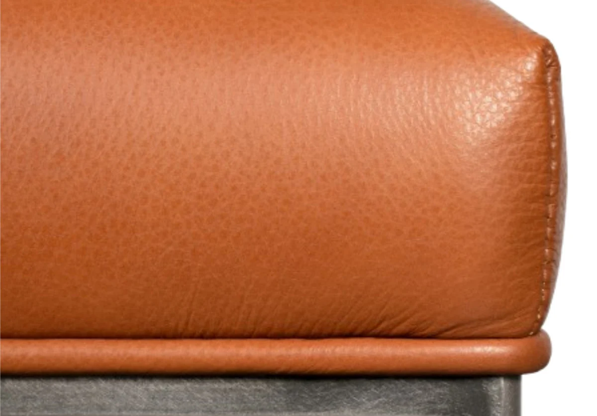 YVETTE COUNTER STOOL | Terra Leather & Tweed - Image 6