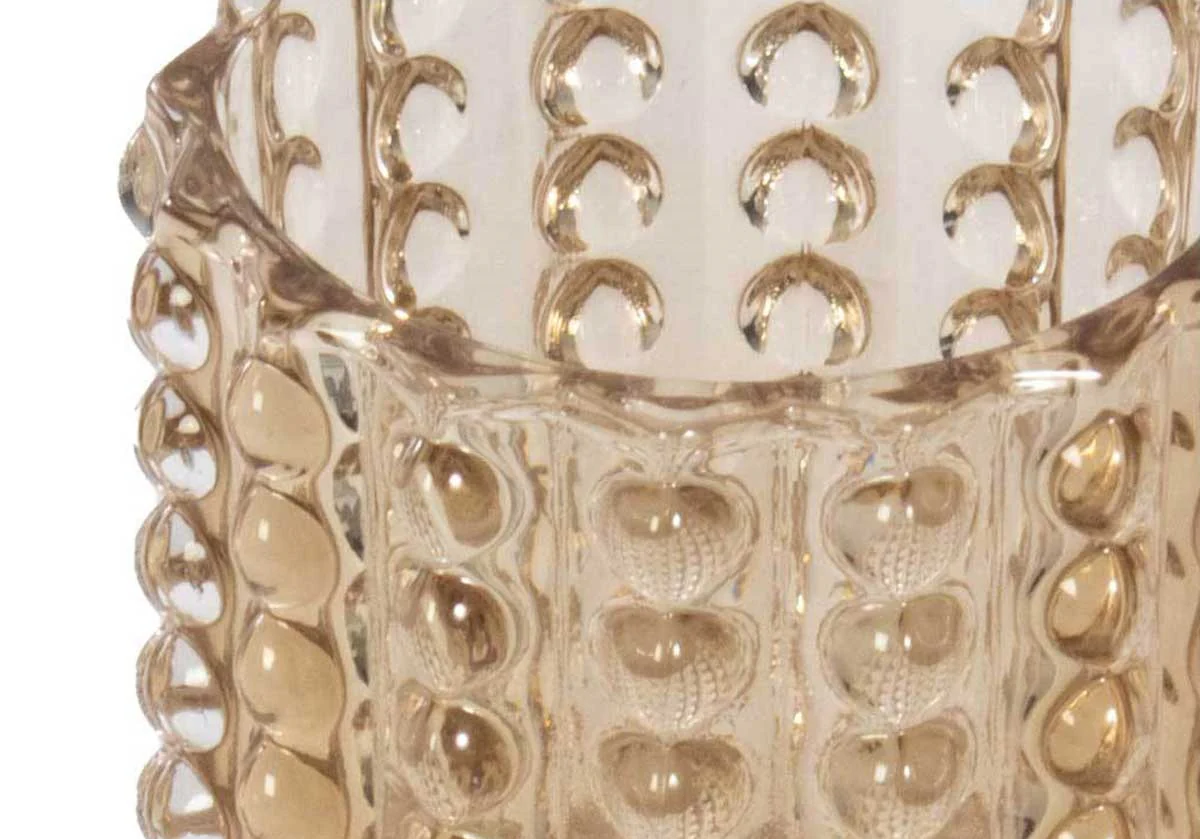 ZOE HOBNAIL VASE | Amber - Image 4